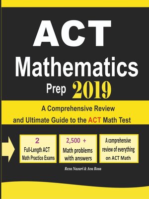 cover image of ACT Mathematics Prep 2019